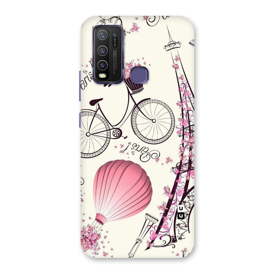 Paris Clipart Back Case for Vivo Y50