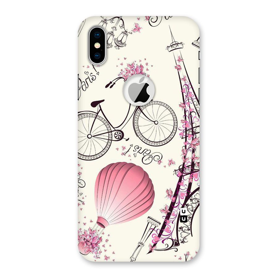 Paris Clipart Back Case for iPhone X Logo Cut