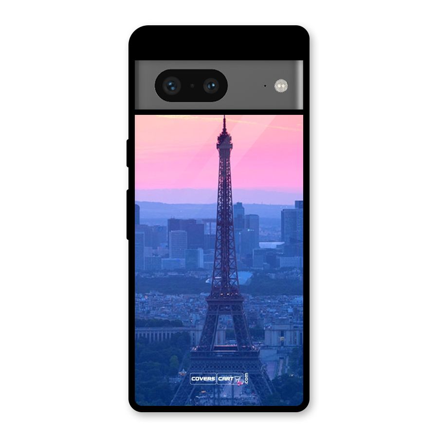Paris Tower Glass Back Case for Google Pixel 7