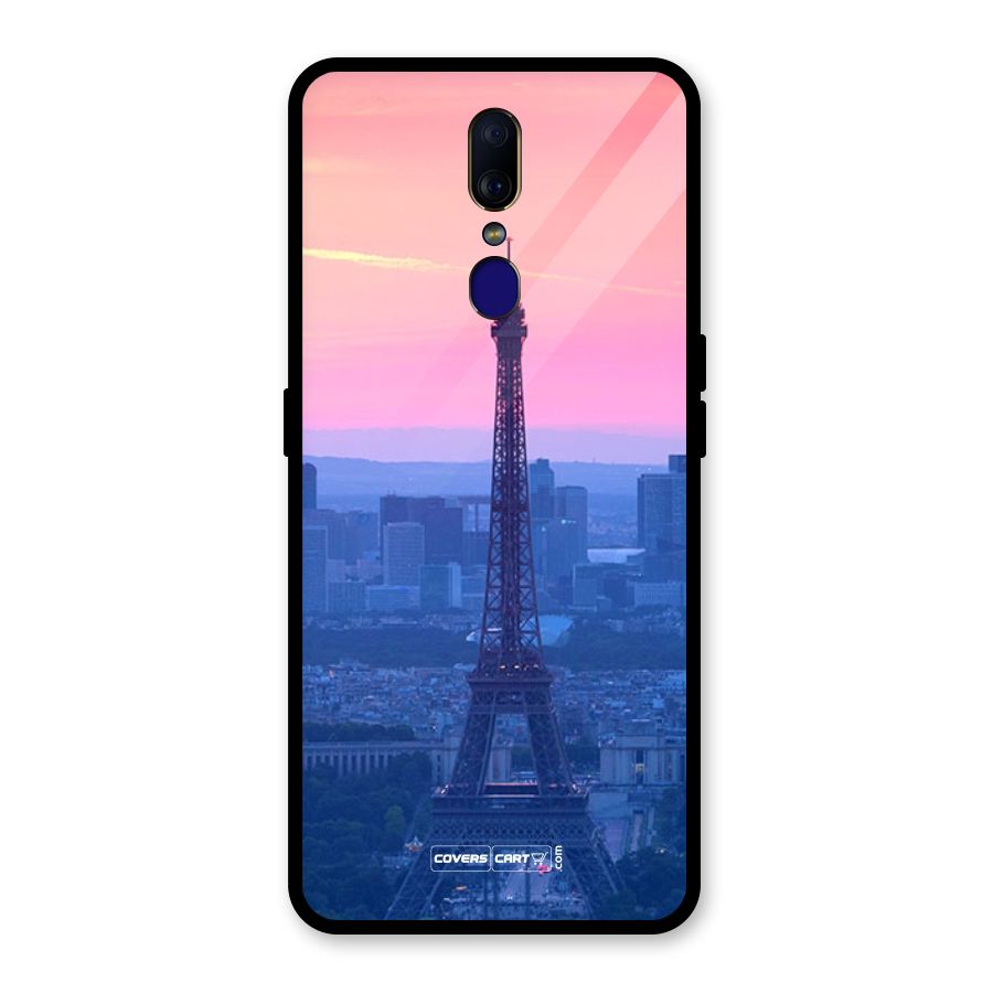 Paris Tower Glass Back Case for Oppo F11
