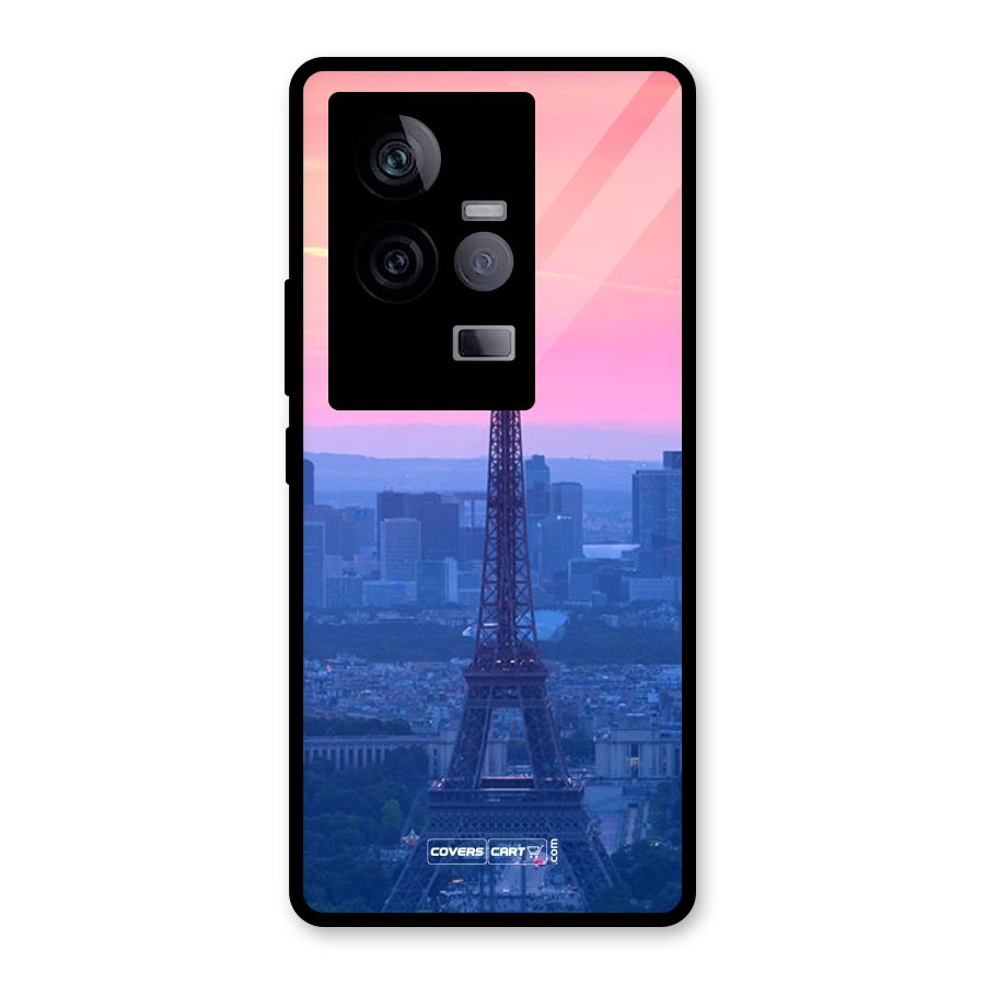 Paris Tower Glass Back Case for Vivo iQOO 11 5G