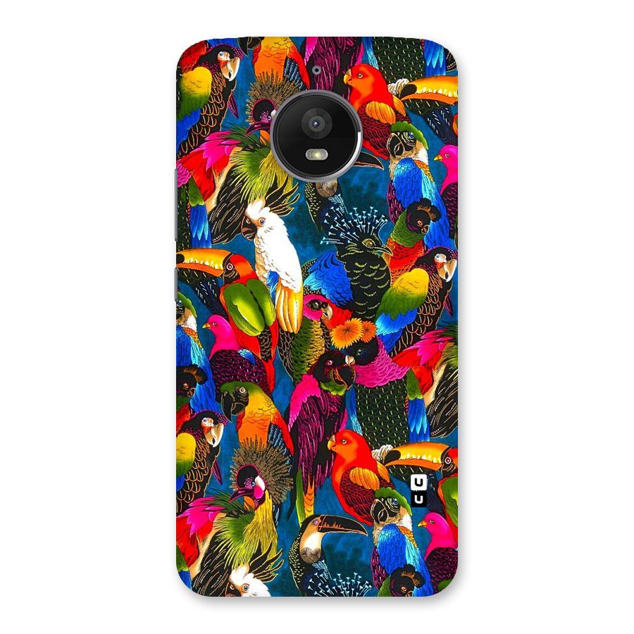 Parrot Art Back Case for Moto E4 Plus