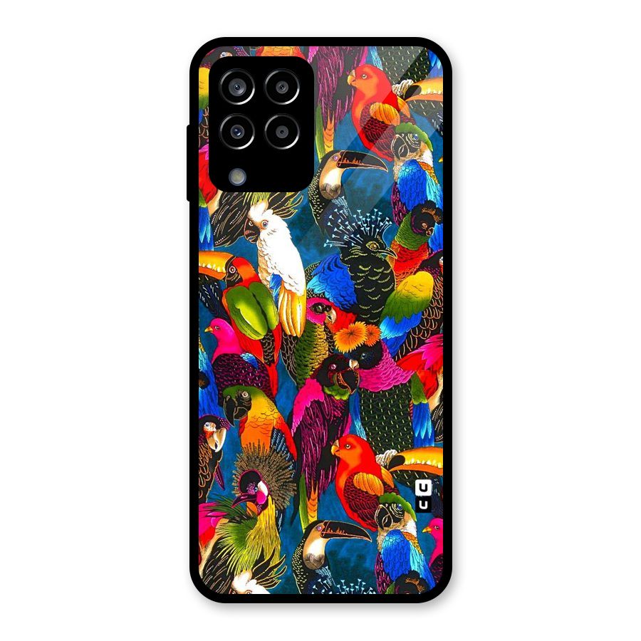 Parrot Art Glass Back Case for Galaxy M33
