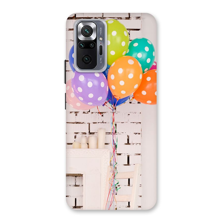 Party Balloons Back Case for Redmi Note 10 Pro Max