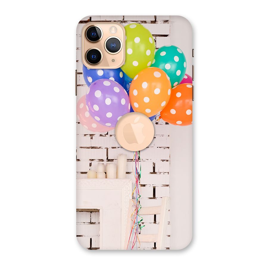 Party Balloons Back Case for iPhone 11 Pro Max Logo Cut