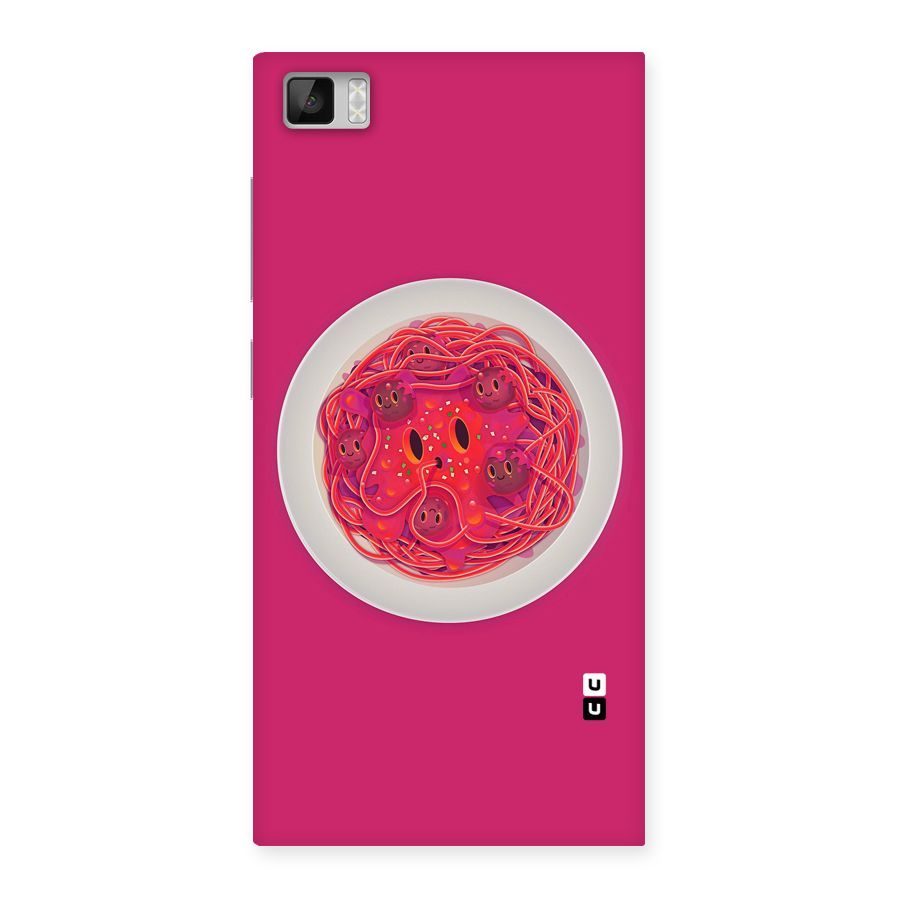 Pasta Cute Back Case for Xiaomi Mi3