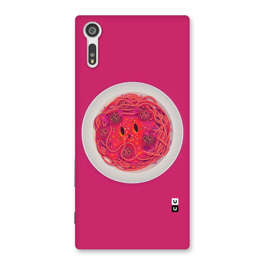 Pasta Cute Back Case for Xperia XZ