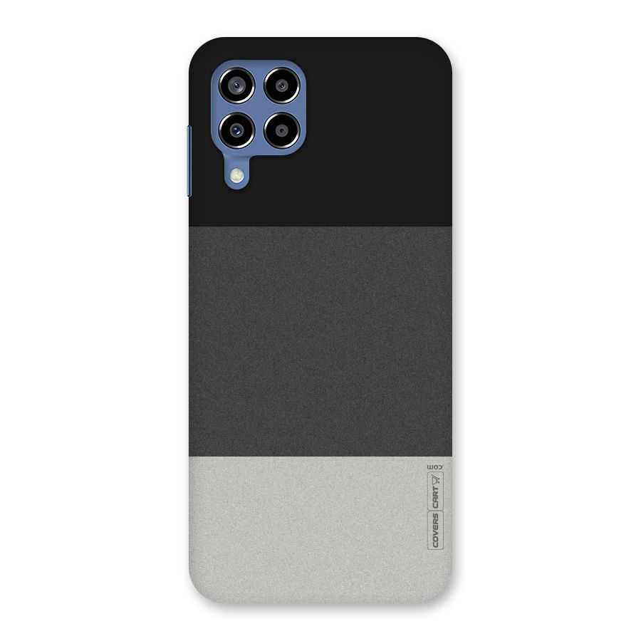 Pastel Black and Grey Back Case for Galaxy M53 5G