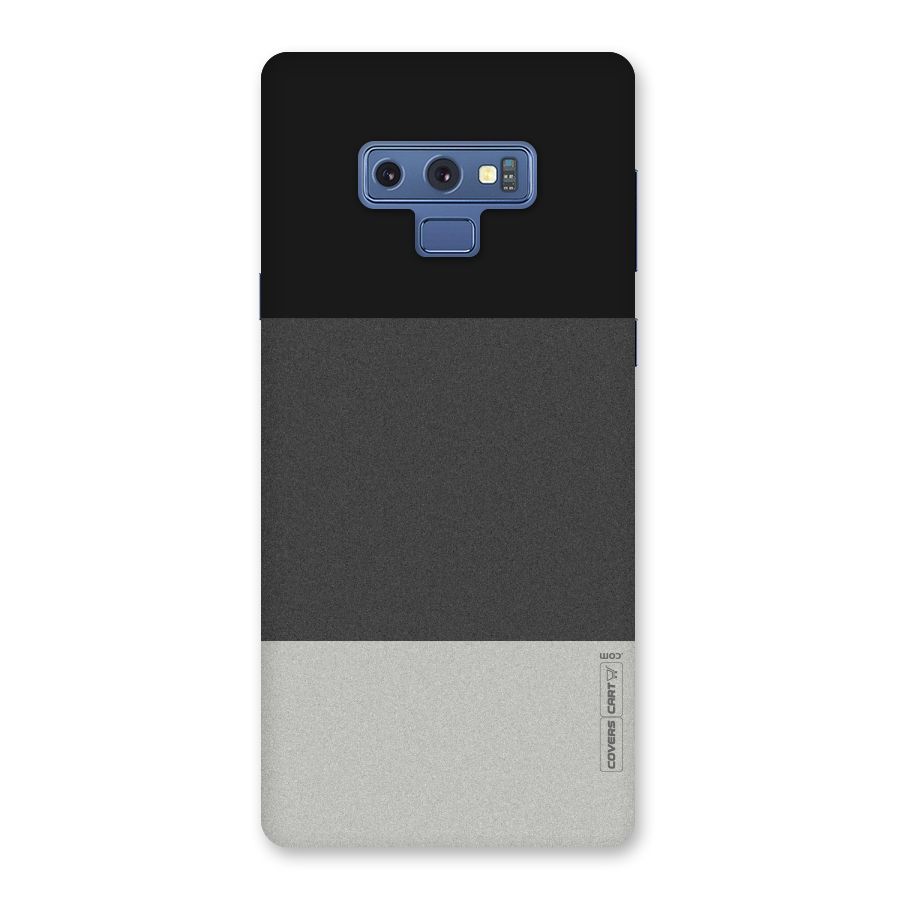 Pastel Black and Grey Back Case for Galaxy Note 9