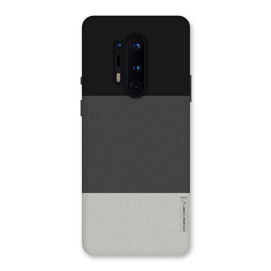 Pastel Black and Grey Back Case for OnePlus 8 Pro