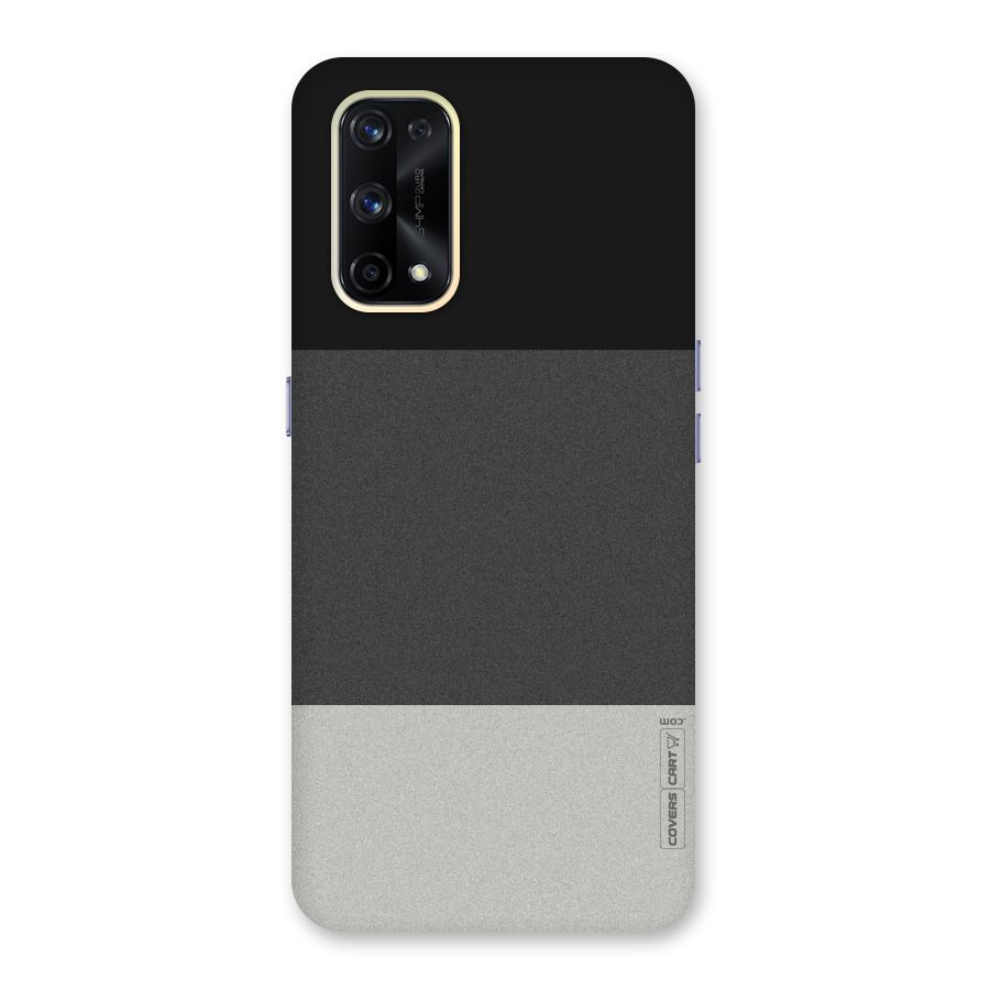 Pastel Black and Grey Glass Back Case for Realme X7 Pro