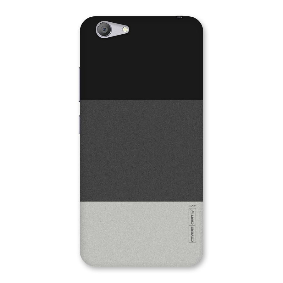 Pastel Black and Grey Back Case for Vivo Y53