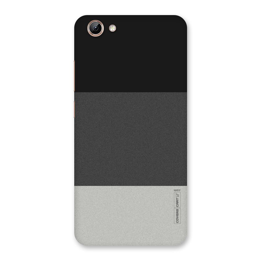 Pastel Black and Grey Back Case for Vivo Y71i
