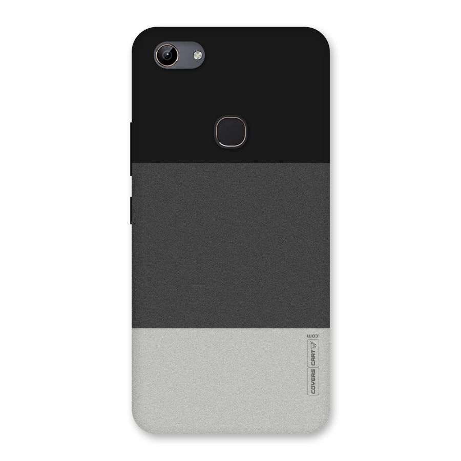 Pastel Black and Grey Back Case for Vivo Y81