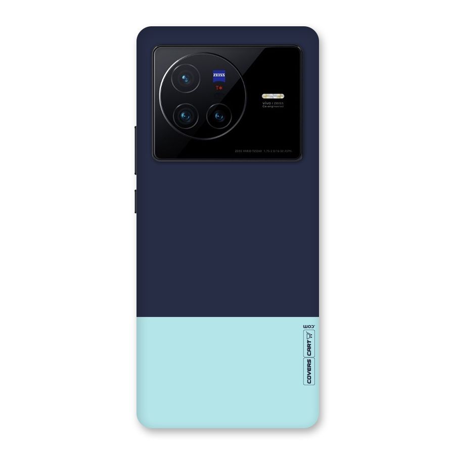Pastel Blues Back Case for Vivo X80