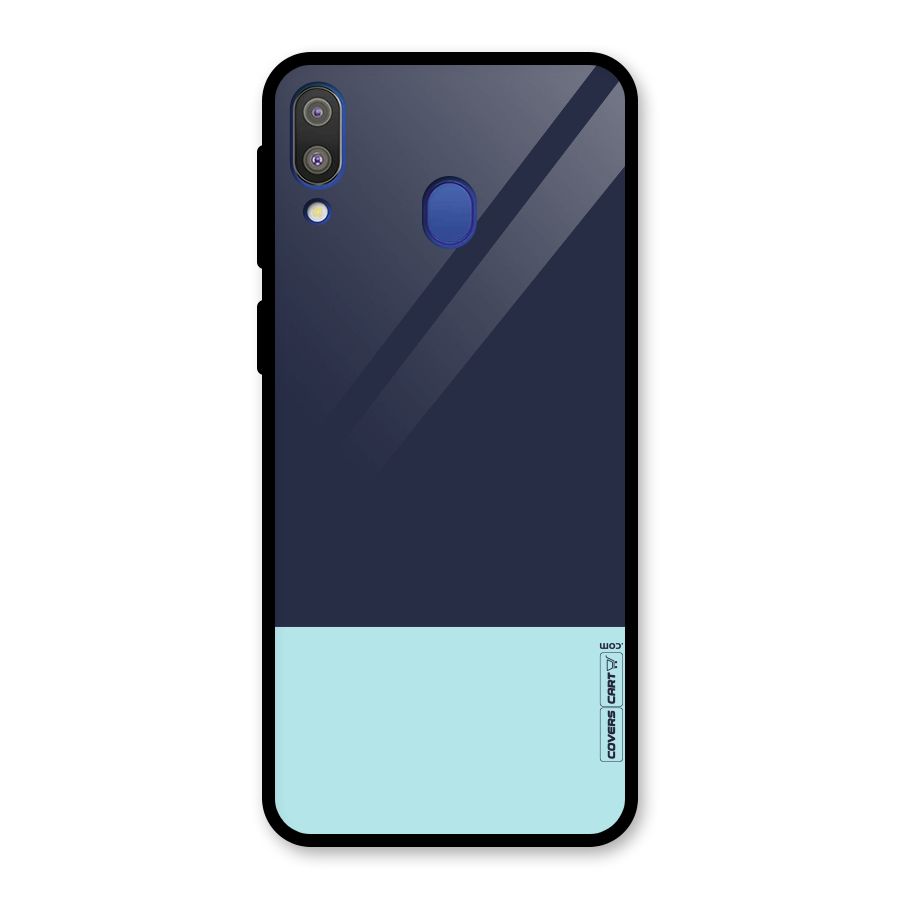 Pastel Blues Glass Back Case for Galaxy M20