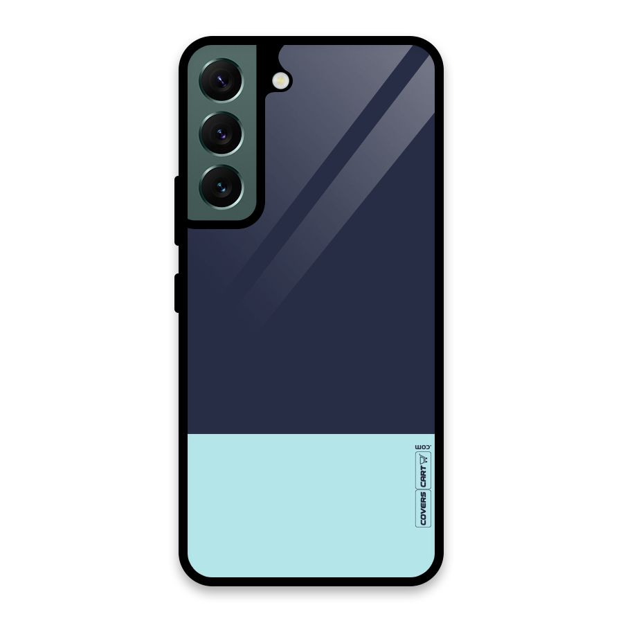 Pastel Blues Glass Back Case for Galaxy S22 5G