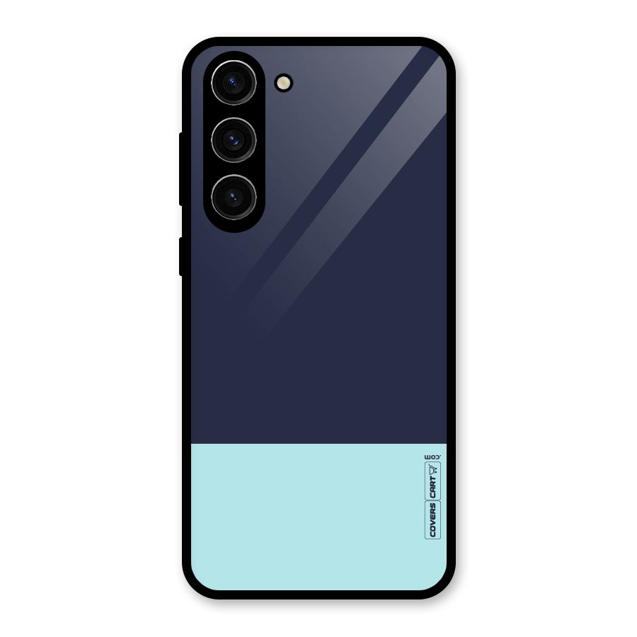 Pastel Blues Glass Back Case for Galaxy S23 Plus