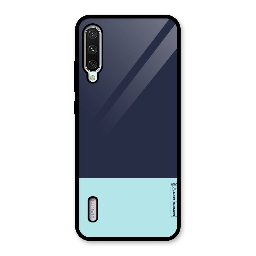 Pastel Blues Glass Back Case for Mi A3