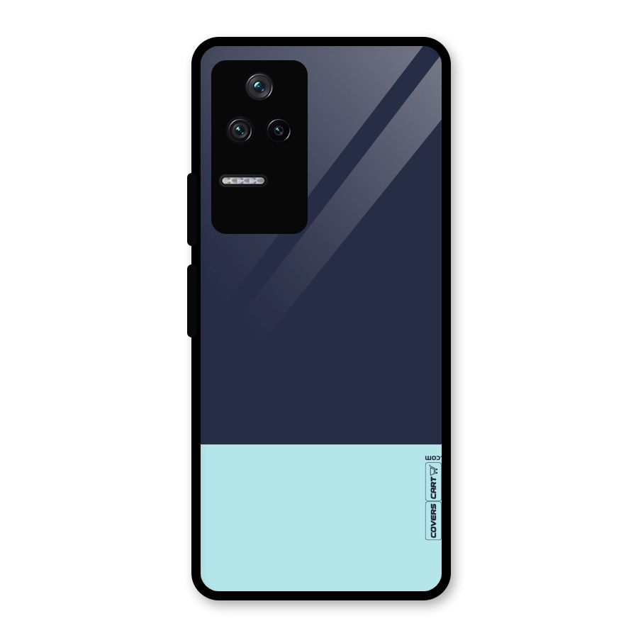 Pastel Blues Glass Back Case for Poco F4 5G