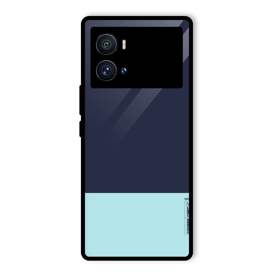 Pastel Blues Glass Back Case for Vivo iQOO 9 Pro