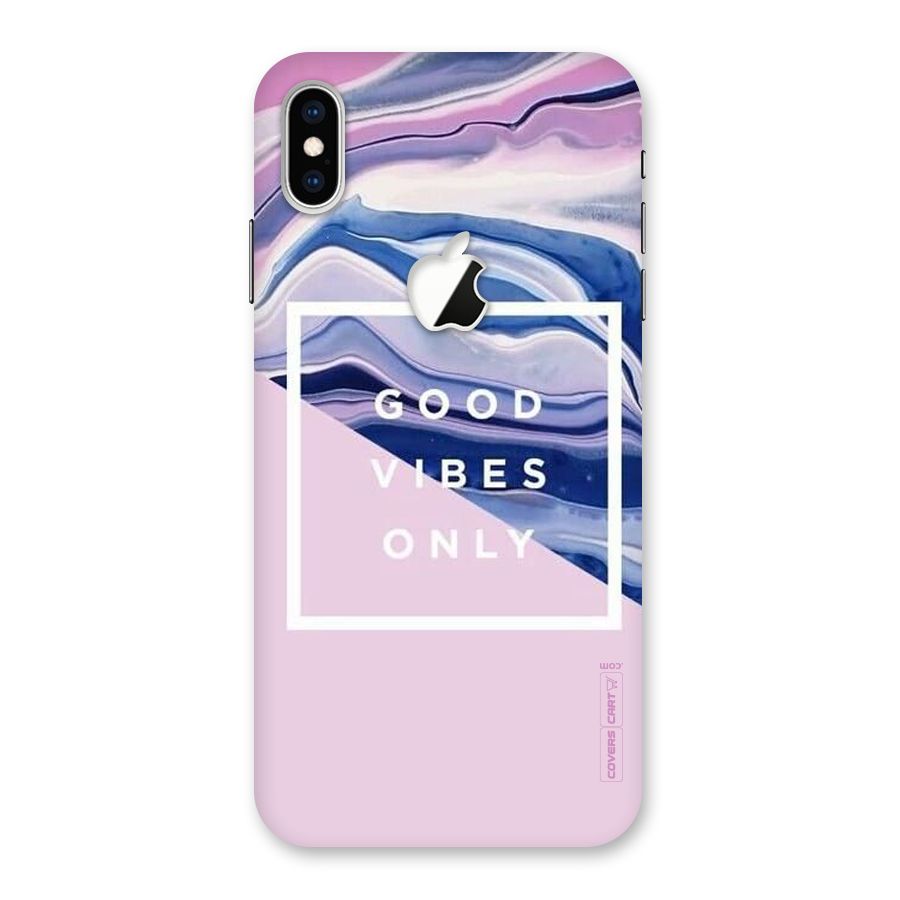 Pastel Color Vibes Back Case for iPhone XS Max Apple Cut