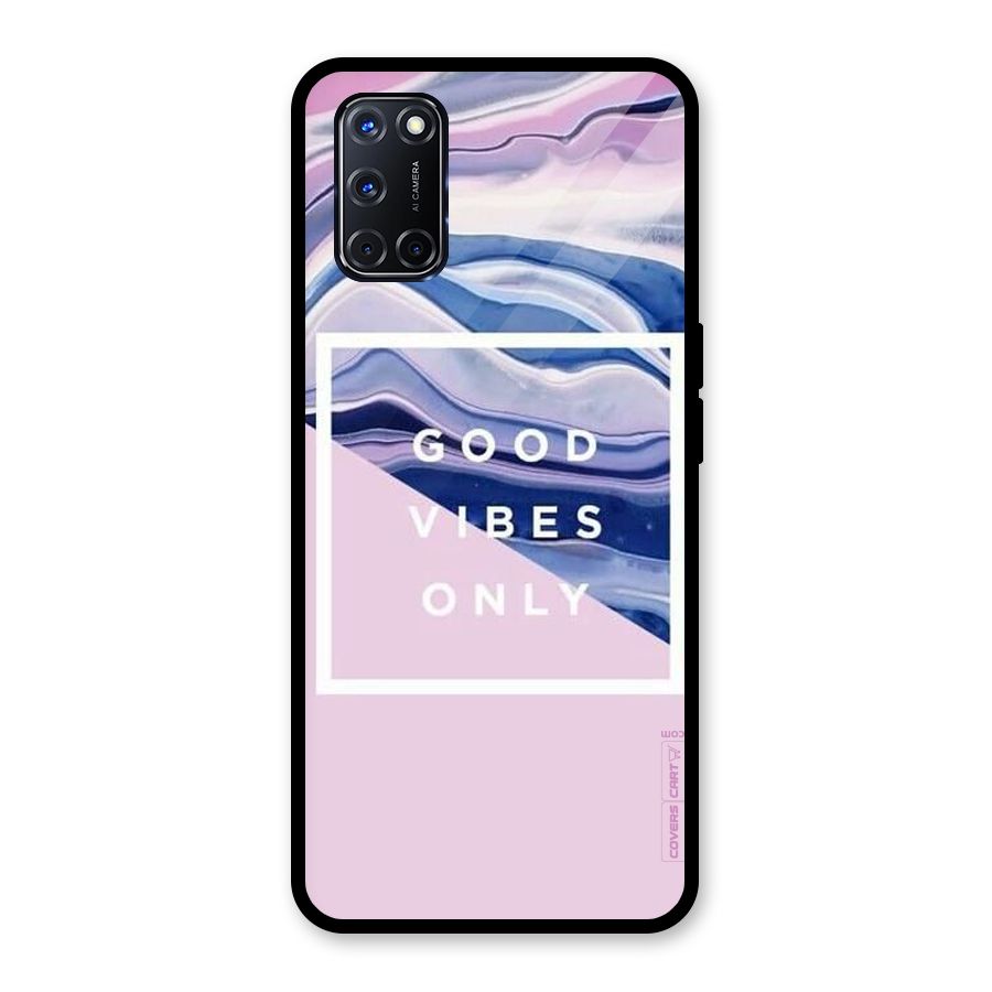 Pastel Color Vibes Glass Back Case for Oppo A52