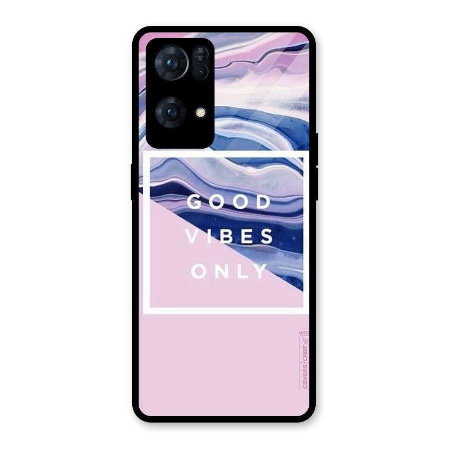 Pastel Color Vibes Glass Back Case for Oppo Reno7 Pro 5G