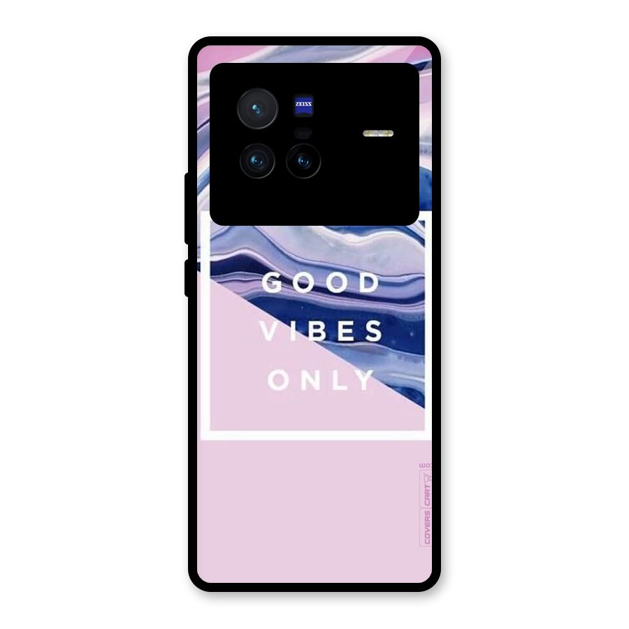 Pastel Color Vibes Glass Back Case for Vivo X80