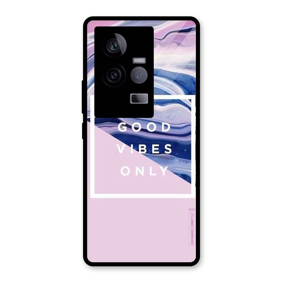 Pastel Color Vibes Glass Back Case for Vivo iQOO 11 5G