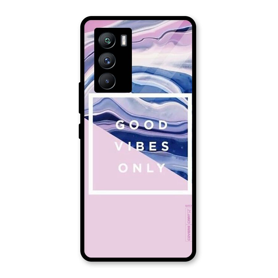 Pastel Color Vibes Glass Back Case for Vivo iQOO 9 SE