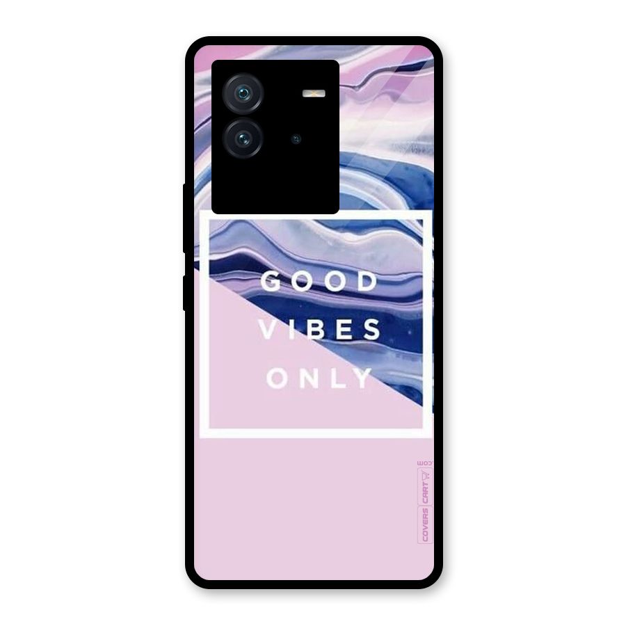 Pastel Color Vibes Glass Back Case for Vivo iQOO Neo 6 5G