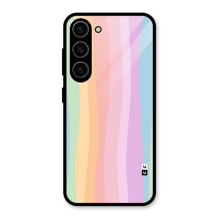 Pastel Curves Glass Back Case for Galaxy S23
