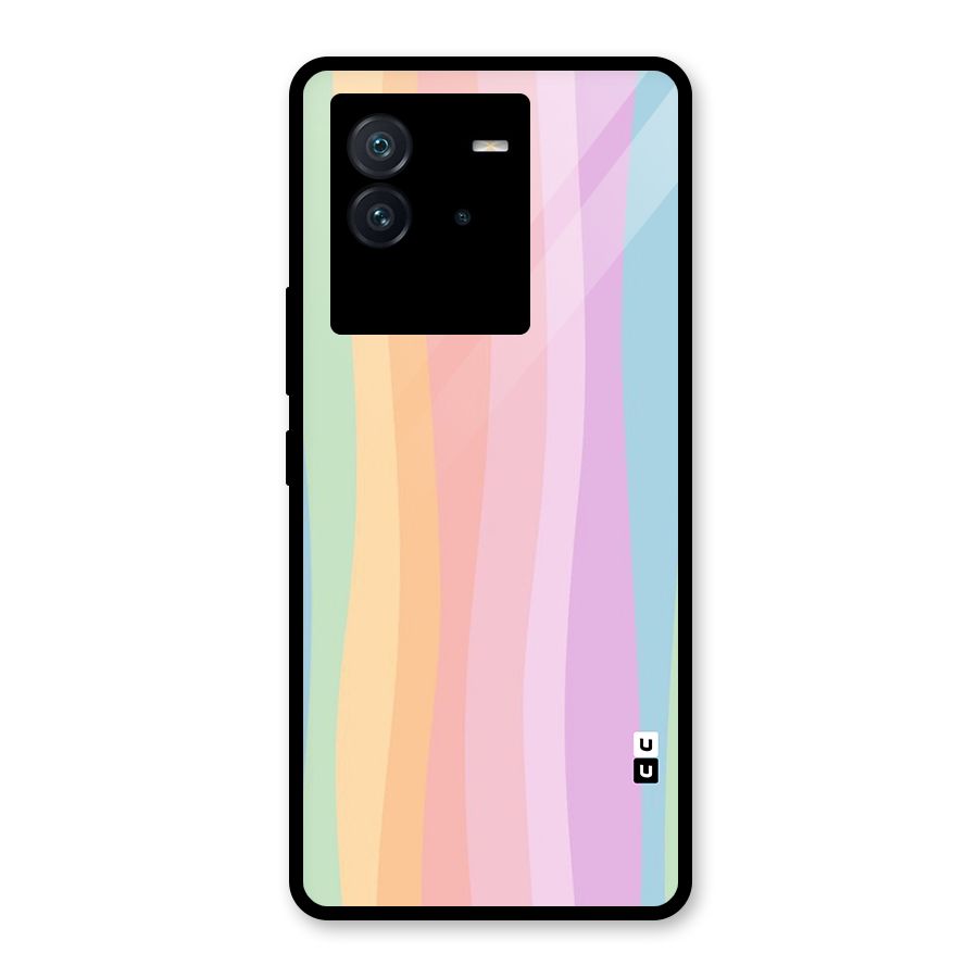 Pastel Curves Glass Back Case for Vivo iQOO Neo 6 5G