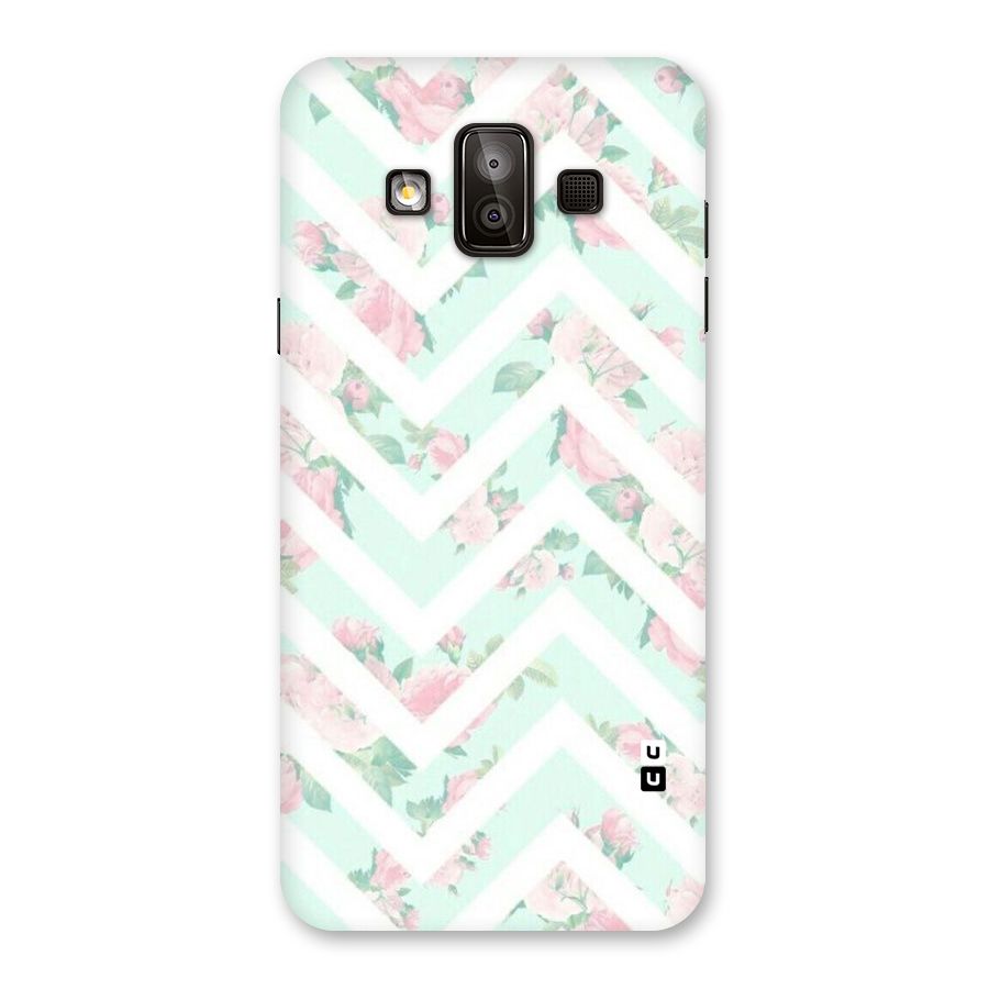 Pastel Floral Zig Zag Back Case for Galaxy J7 Duo