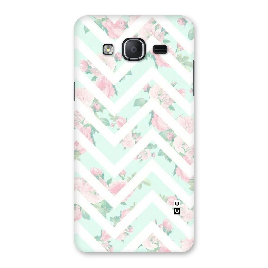 Pastel Floral Zig Zag Back Case for Galaxy On7 2015