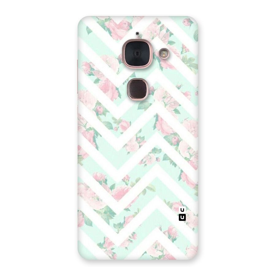 Pastel Floral Zig Zag Back Case for Le Max 2