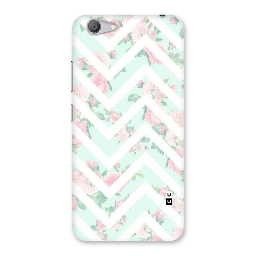 Pastel Floral Zig Zag Back Case for Vivo Y53