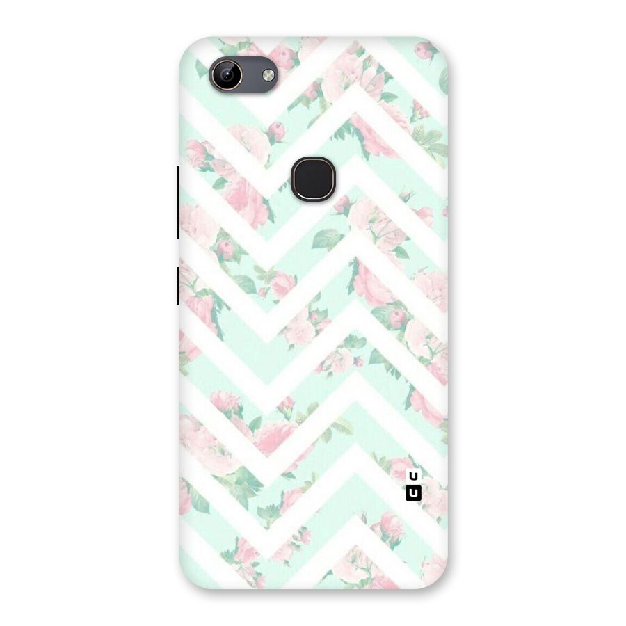 Pastel Floral Zig Zag Back Case for Vivo Y81