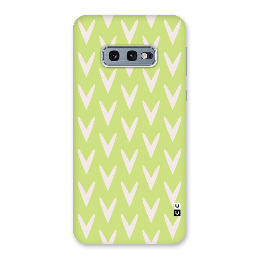 Pastel Green Grass Back Case for Galaxy S10e