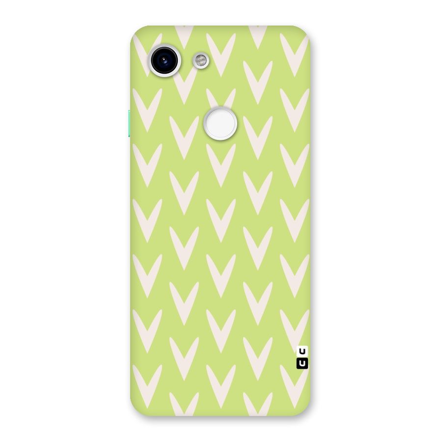 Pastel Green Grass Back Case for Google Pixel 3