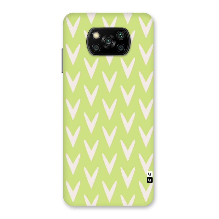 Pastel Green Grass Back Case for Poco X3