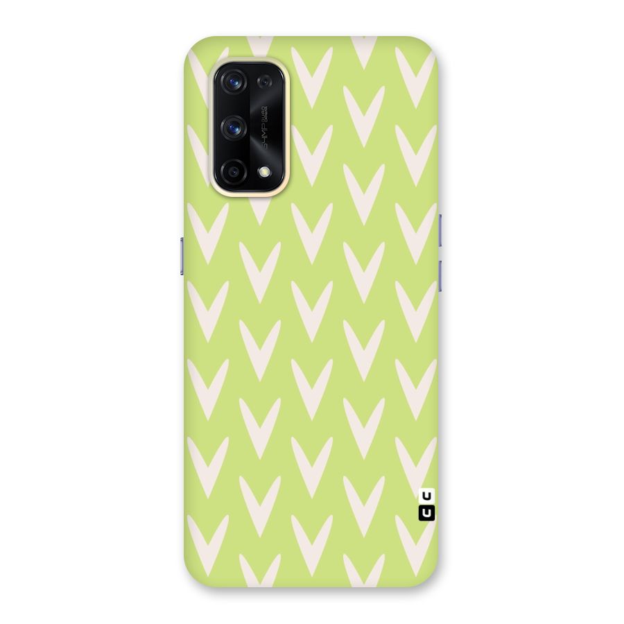 Pastel Green Grass Glass Back Case for Realme X7 Pro
