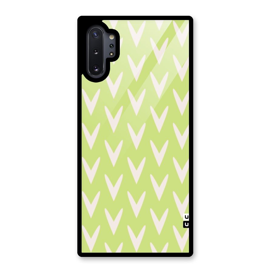 Pastel Green Grass Glass Back Case for Galaxy Note 10 Plus
