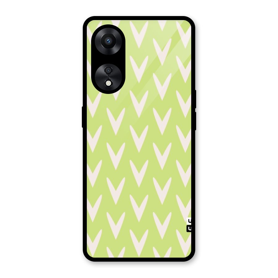 Pastel Green Grass Glass Back Case for Oppo A78