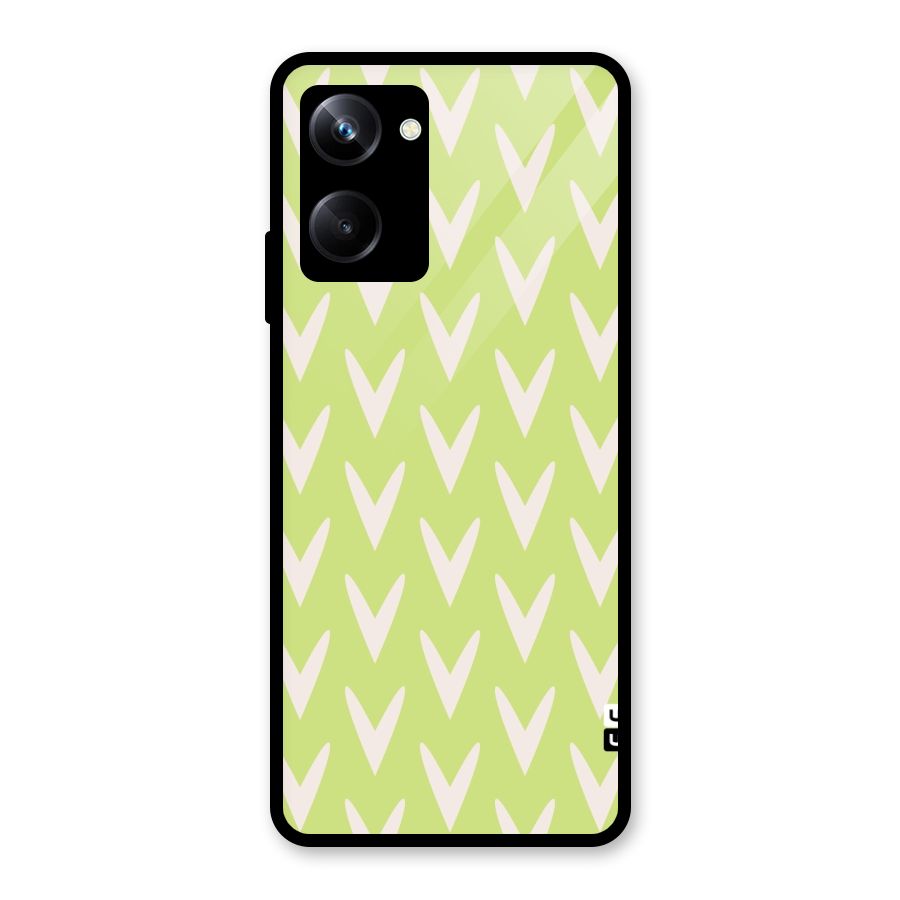 Pastel Green Grass Glass Back Case for Realme 10 Pro