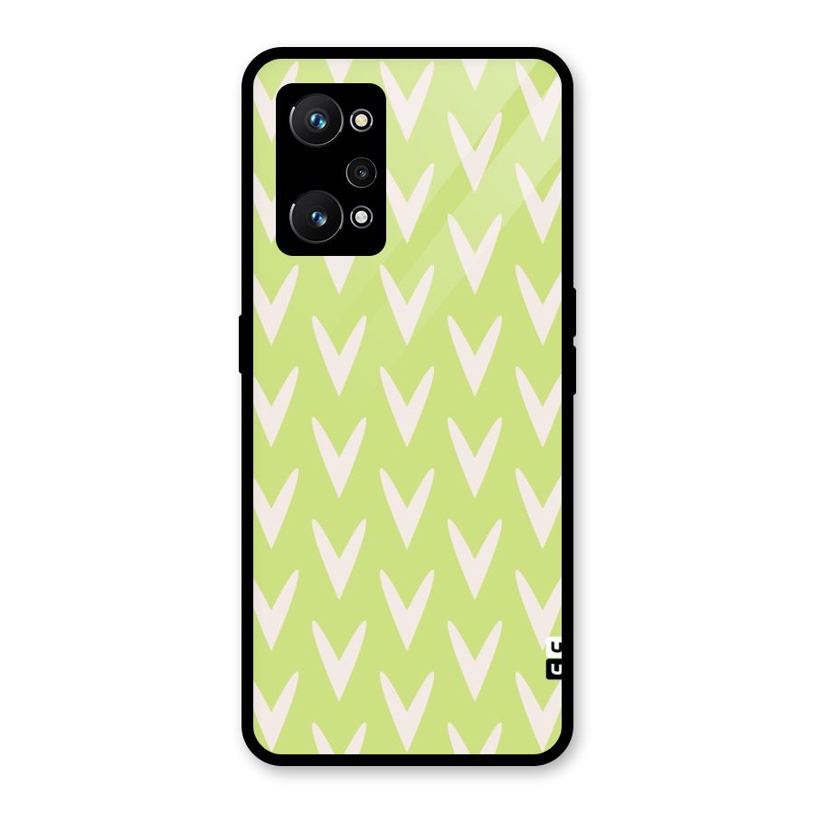 Pastel Green Grass Glass Back Case for Realme GT Neo 3T