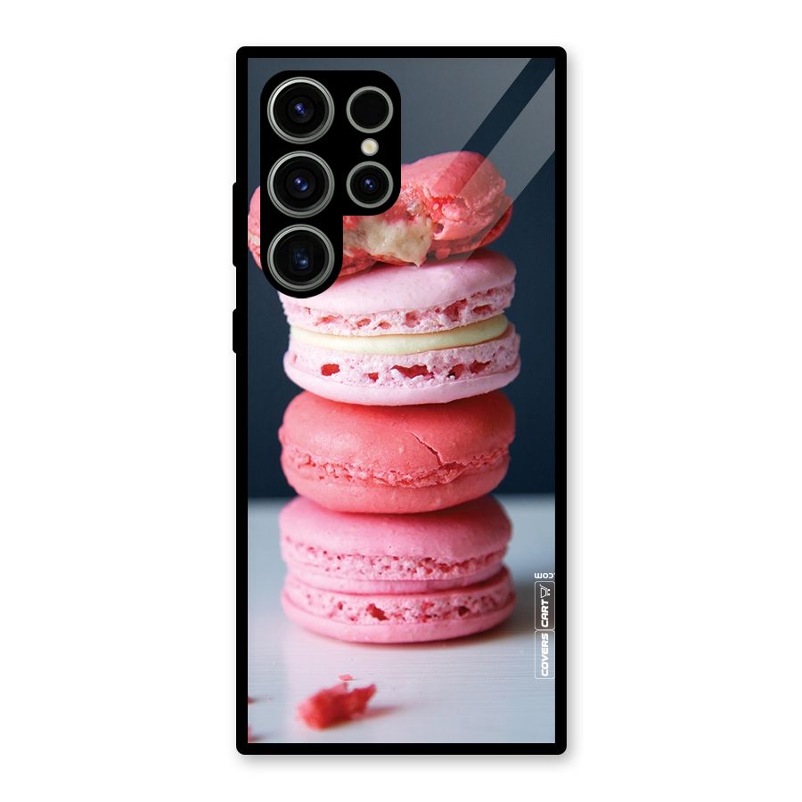 Pastel Macroons Glass Back Case for Galaxy S23 Ultra