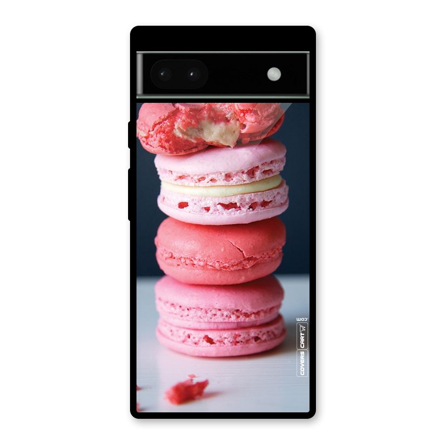 Pastel Macroons Glass Back Case for Google Pixel 6a