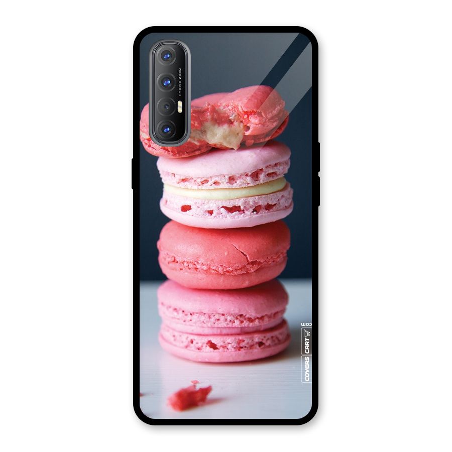 Pastel Macroons Glass Back Case for Oppo Reno3 Pro